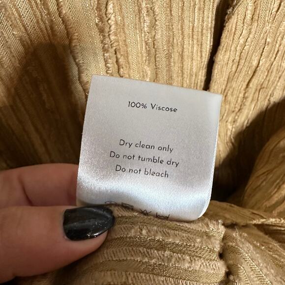 Sefr Men's Beige Dalian Button Down Shirt Richie Trousers Matching Set Size XXL - Picture 7 of 16